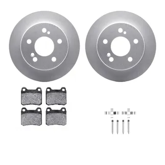 R1 Concepts WDWH1-63007 Brake Rotor- Carbon Coated W/ Ceramic Pads & Hdw